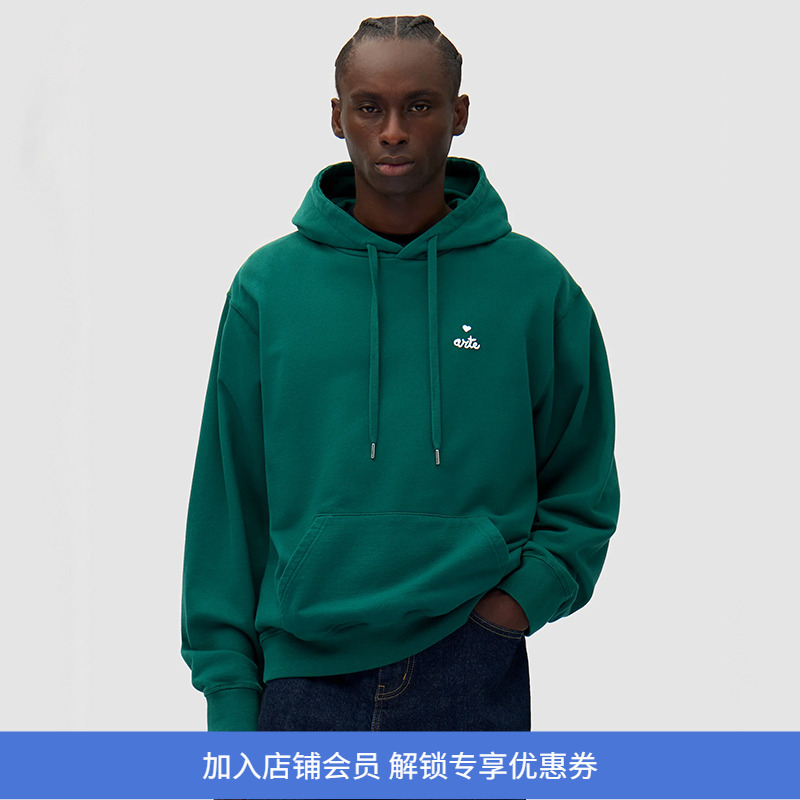 Arte HEART LOGO HOODIE 印花连帽套头卫衣