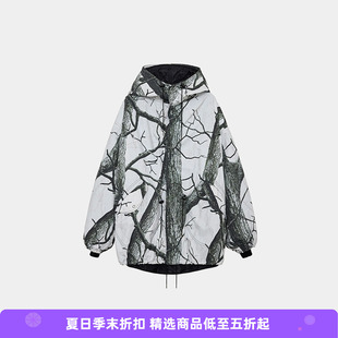 marka RINNING SNOW PARKA 树枝迷彩军事风连帽棉服 含独立内胆