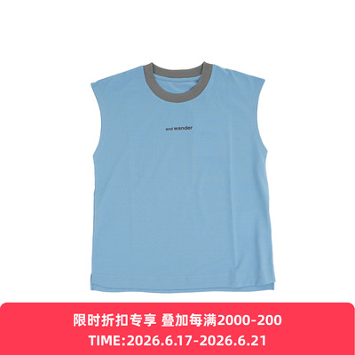 and wander dry mesh tank top 女装吸湿速干机能性背心T恤