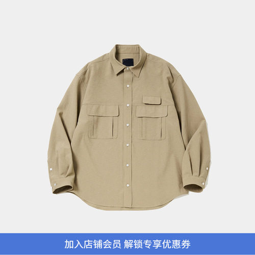meanswhile Breathable Linen Luggage 透气防泼水机能性复古衬衫
