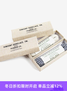 VINCENT SHOELACE H.COOPER 日本职人制复古大地色系棉质鞋带