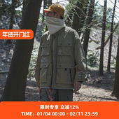 and WIND 男女款 WHEELS 防撕裂格子布机能性工装 夹克外套