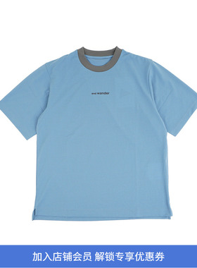 and wander dry mesh T 男女吸湿速干机能性圆领短袖T恤