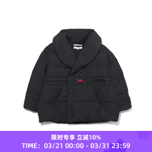 DOWN RECYCLED SHAWL COLLAR 青果领羽绒大衣 男女中性款