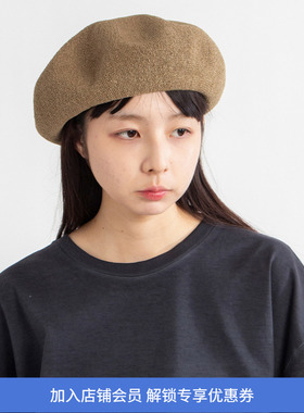 KIJIMA TAKAYUKI WASHI KNIT BERET 女士针织贝雷帽