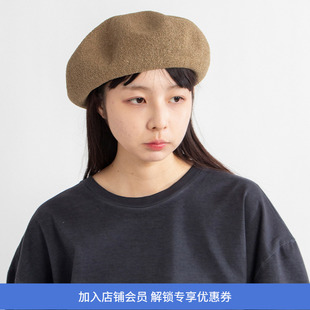 KIJIMA TAKAYUKI WASHI KNIT BERET 女士针织贝雷帽