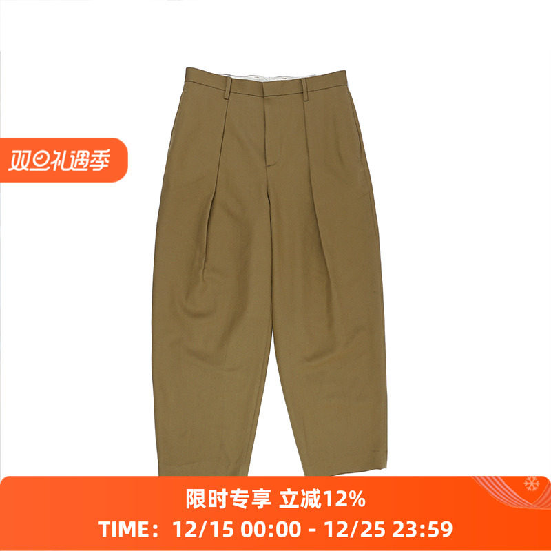 DIGAWEL纯羊毛宽松休闲长裤