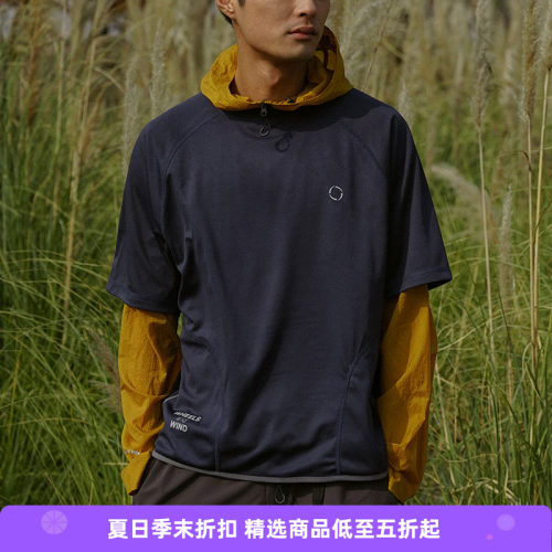 WHEELSandWIND运动短袖圆领T恤