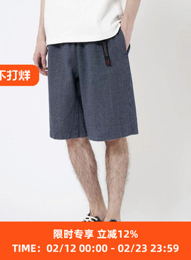 GRAMICCI O.G.DOBBY JAM SHORT有机棉蓝染短裤小野人机能休闲短裤