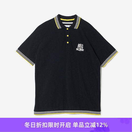 现货徽章超长棉鹿子短袖