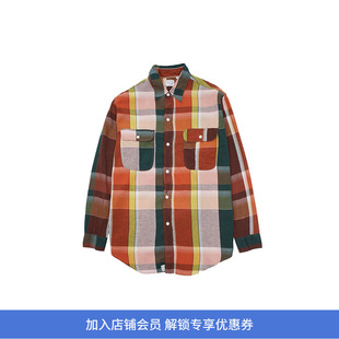 orslow ORIGINAL CHECK WORK SHIRTS 棉麻工装长袖格子衬衫