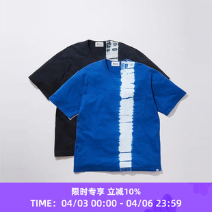 Tee KUON Arimatsu Shibori T恤 京都职人有松絞染色圆领短袖