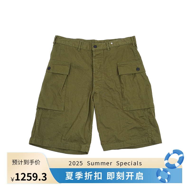 orslow美式复古工装短裤