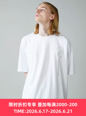 F/CE MODERN BOTANICAL T-SHIRTS 防UV速干印花宽松圆领短袖T恤