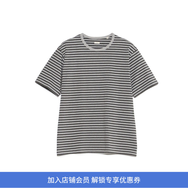 nanamica Stripe Jersey 男女中性款Coolmax透气干爽条纹短袖T恤