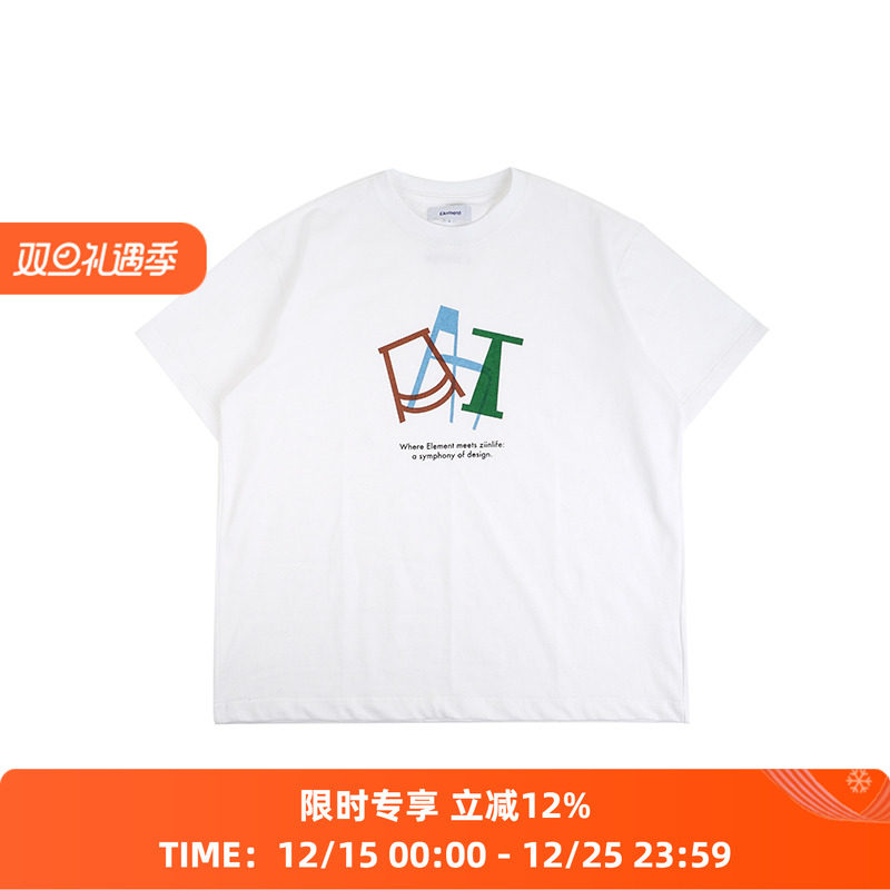 Element x 吱音 广州店开业限定T恤 圆领短袖TEE