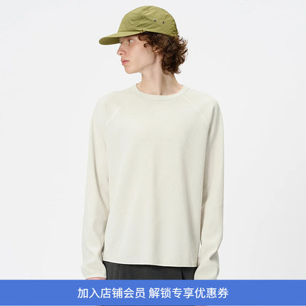Goldwin WF Light L/S T-shirt 男装防紫外线轻量华夫格长袖T恤