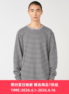 nanamica Stripe Jersey 男女中性款Coolmax透气干爽条纹长袖T恤