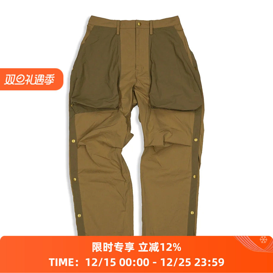 norbit机能搭扣侧开休闲长裤