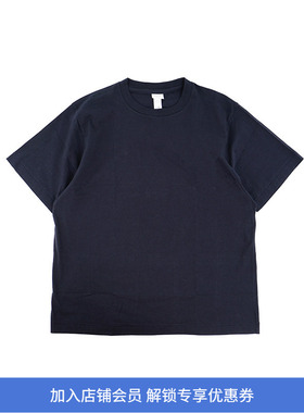 YAECA T-shirts unisex天然染色高支天竺棉男女中性款圆领短袖T恤