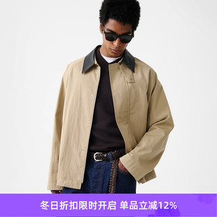 ZIP THROUGH JACKET STUDIO 廓形猎装 SHORT 男装 夹克 NICHOLSON