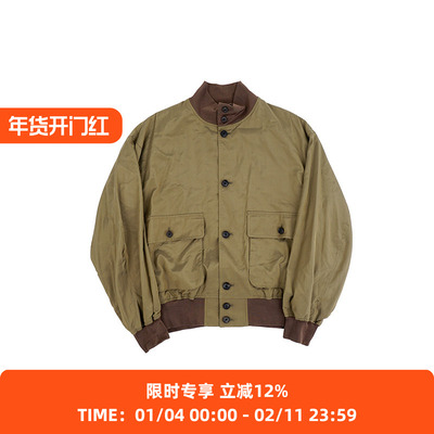 YOKE Silk Nylon Driving Blouson 丝绸尼龙军事风夹克外套