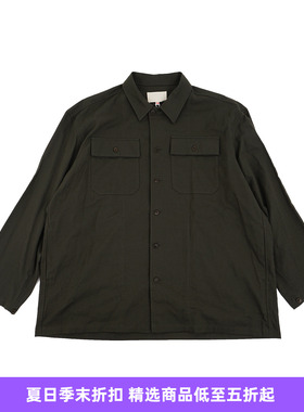 YOKO SAKAMOTO UTILITY SHIRT 军事风宽松工装长袖衬衫