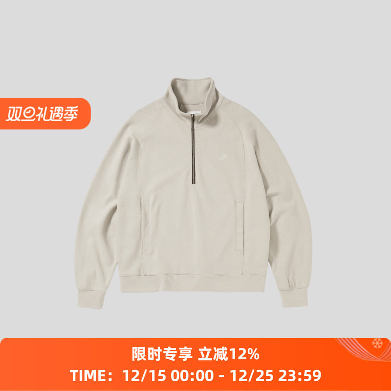 PRIMEE半拉链长袖套头卫衣