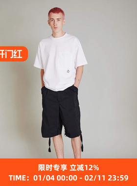 F/CE LOOSE FIT CARGO SHORTS 机能面料廓形工装裤 大口袋短裤