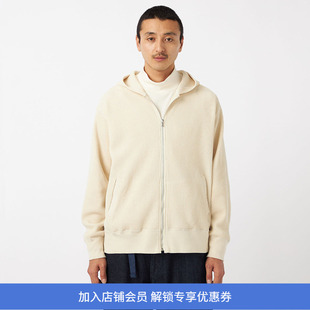 nanamica Zip-Up Thermal Hoodie 男女款华夫格拉链连帽卫衣