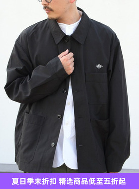 DANTON PCP_COVERALLS 男装休闲翻领纽扣工装夹克外套