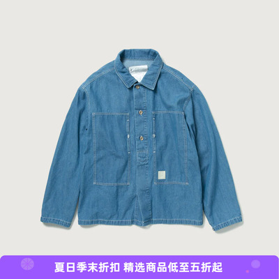 INNAT M35 DENIM SHIRT JACKET 职人复古水洗军事风牛仔衬衫夹克