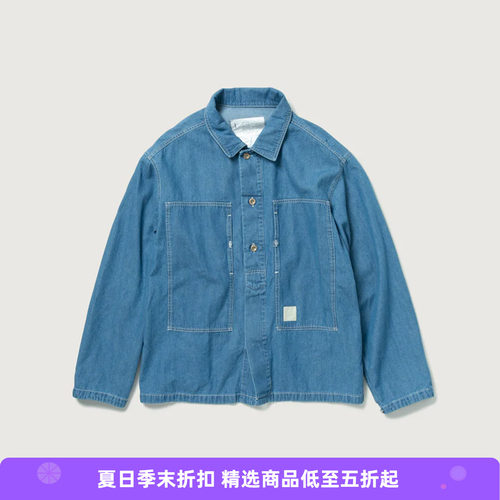 INNAT M35 DENIM SHIRT JACKET 职人复古水洗军事风牛仔衬衫夹克