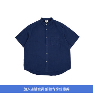 THING FABRICS TF Oversized Shirt日本今治毛巾面料宽松短袖衬衫