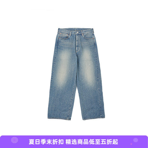 YOKO SAKAMOTO 5POCKET BAGGY PANTS 五袋宽松阔腿牛仔裤
