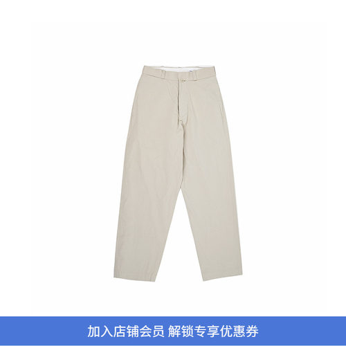 YAECA Chino Trousers Wide Straight 女装经典直筒廓形卡其裤