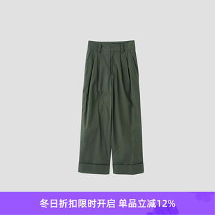 COTTON DENSE 女式 工装 MHL 复古宽松锥形裤 SOFT