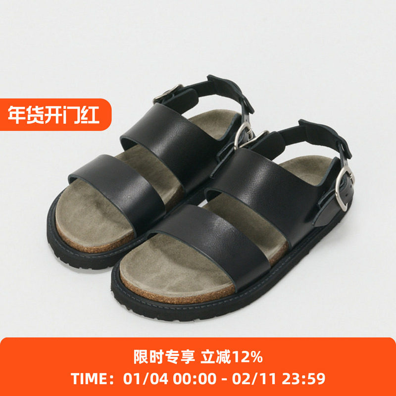 Hender Scheme 日本职人手工制牛皮植鞣革凉鞋 后绑带可DIY,流行男鞋,休闲凉鞋,淘宝优惠券,粉丝福利购,淘宝优惠卷