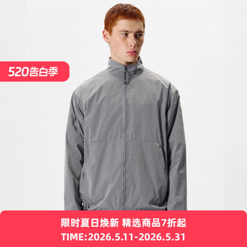 Goldwin Dope Dyed Rip-stop Wind Jacket 染色波纹尼龙防风夹克