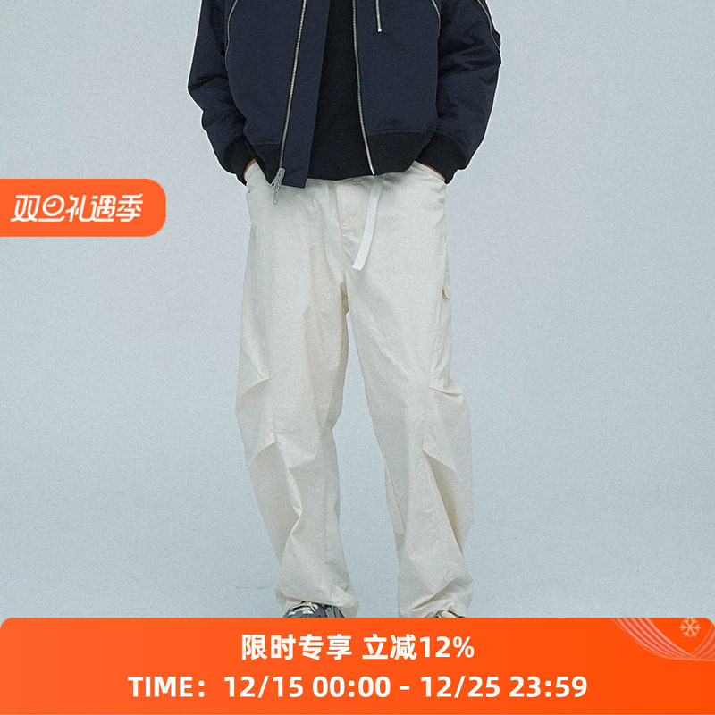 PRIMEE立体剪裁伞兵休闲长裤