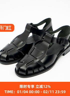 HEREU Pesca 女士手工编织渔夫凉鞋