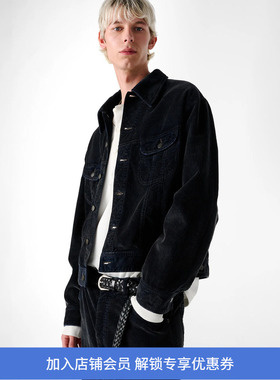 STUDIO NICHOLSON JACKETS - TRUCKER JACKET 男装灯芯绒夹克外套
