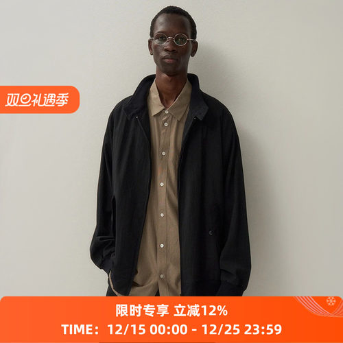 ATON HIGH TWIST NYLON HARRINGTON JACKET 精梳尼龙哈灵顿夹克