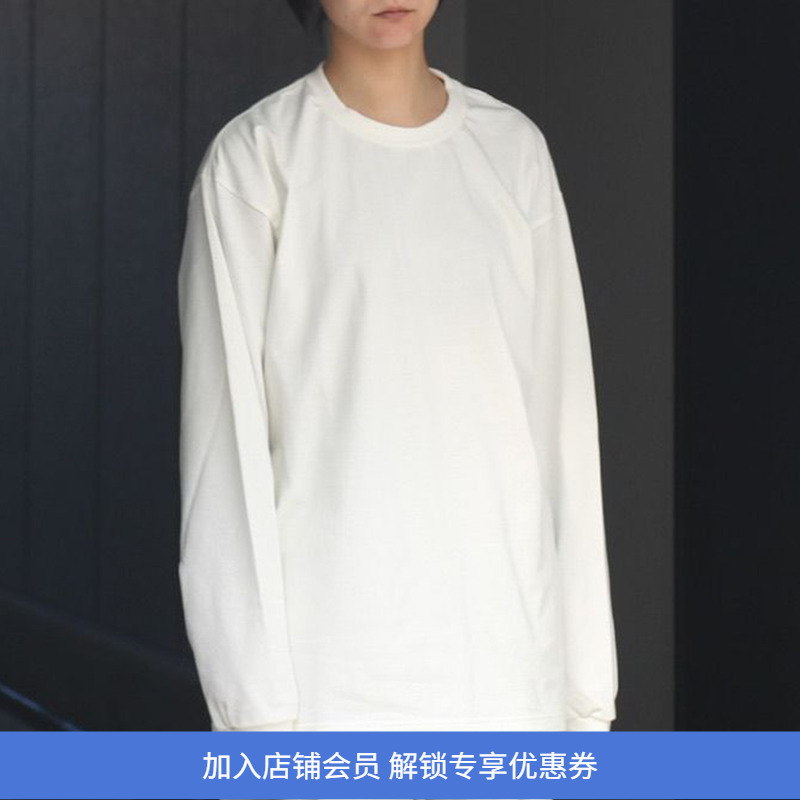 orslow美式复古圆领长袖T恤