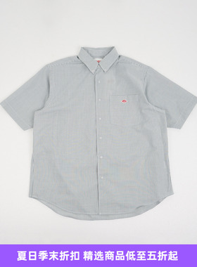 DANTON DOT BUTTON B.D. SHIRT S/S 男装凉爽牛津短袖衬衫