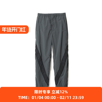 N.HOOLYWOOD TRAINING PANTS 军事风支线机能性面料复古运动裤