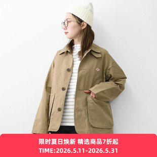 DANTON WORK JACKET 女装棉麻混纺猎装夹克外套