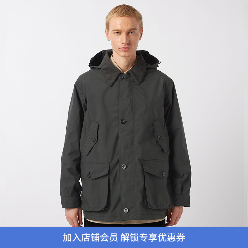 nanamica 2L PERTEX UNLIMITED男女款专业防水面料军事风狩猎夹克