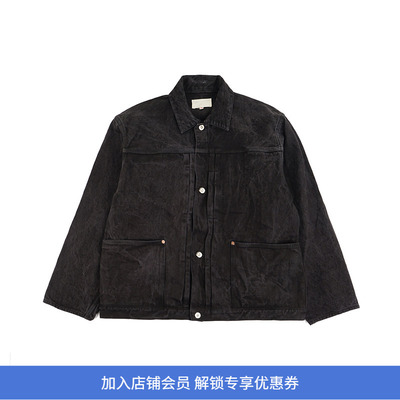 YOKO SAKAMOTO PLEATS BLOUSE 天然植物染色夹克外套