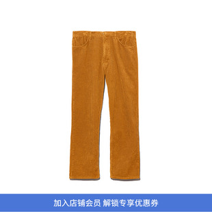 UNUSED NO.31 灯芯绒复古修身直筒裤 休闲长裤 日本制